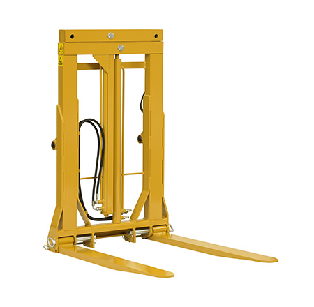 Hydraulic load clamp with extralifting